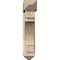 Ekena Millwork Merced Arts and Crafts Rough Sawn Bracket w/ Offset Brace, Douglas Fir, 8"W x 32"D x 38"H BKT0806X32X38MRC03RDF - alternate 2